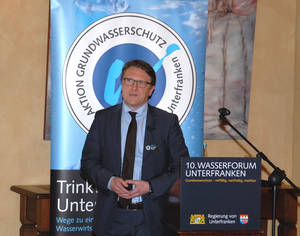 Markus Rauh, Vertreter des Verbandes der Bayerischen Energie- und Wasserwirtschaft e.V. und Verbandsdirektor der Fernwasserversorgung Oberfranken